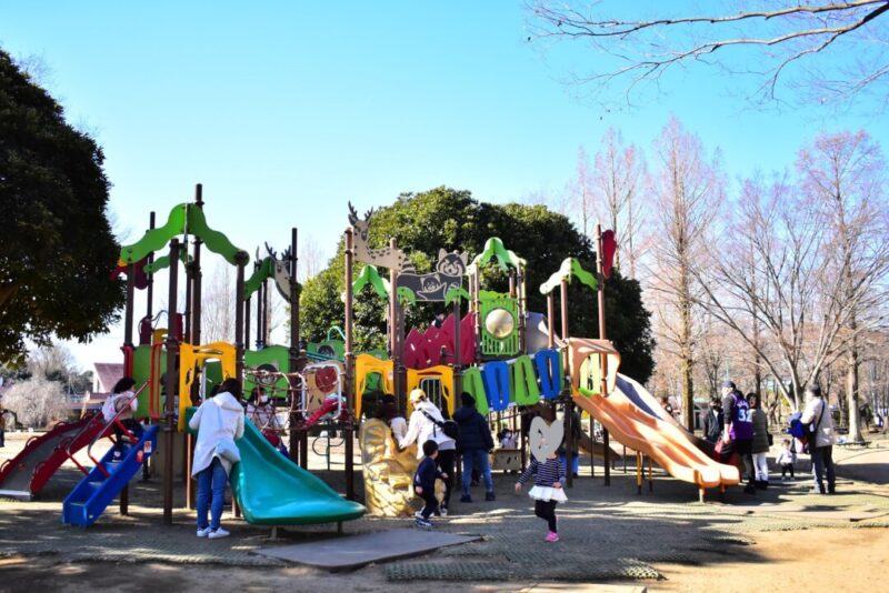 大崎公園の複合遊具