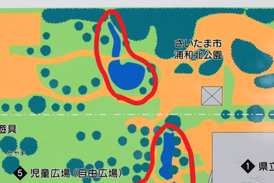 浦和北公園の地図