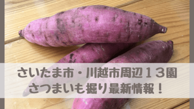 さいたま市 川越市周辺芋掘り13園22年最新情報 予約なしのさつまいも掘りも さいファミ さいたま市ファミリーのためのwebメディア