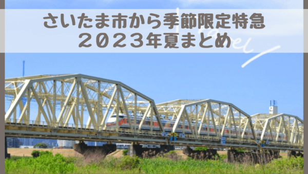 【2023年夏】さいたま市・大宮浦和からの直通特急快速まとめ